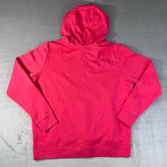 Nike Women’s Hoodie NWT XL Pink/Red Hooded Pullover 26” Length $65 Retail - Picture 8 of 8